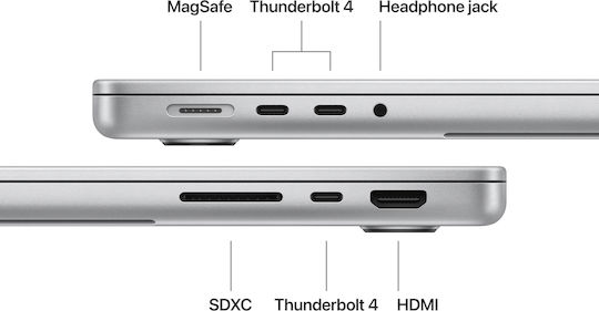Apple MacBook Pro 14.2" IPS Retina Display 120Hz (M5-10-Core/24GB/1TB SSD/10-Core GPU) Silver (GR Keyboard)