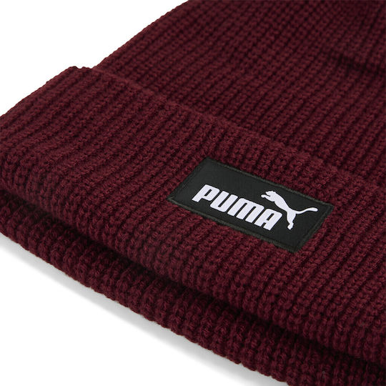 Beanie Unisex Beanie Gestrickt in Burgundisch Farbe