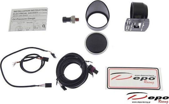 Instrument analogic Presiunea uleiului și Ceas Pentru mașină 52mm