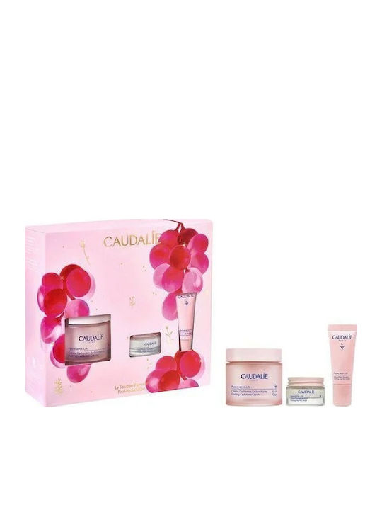 Caudalie Resveratrol-Lift Festigung Cashmere Hautpflege-Set Tagescreme 50ml & Nachtcreme 15ml & Augen-Gel-Creme 5ml Caudalie Resveratrol-Lift Festigung Cashmere Hautpflege-Set Tagescreme 50ml & Nachtcreme 15ml & Augen-Gel-Creme 5ml