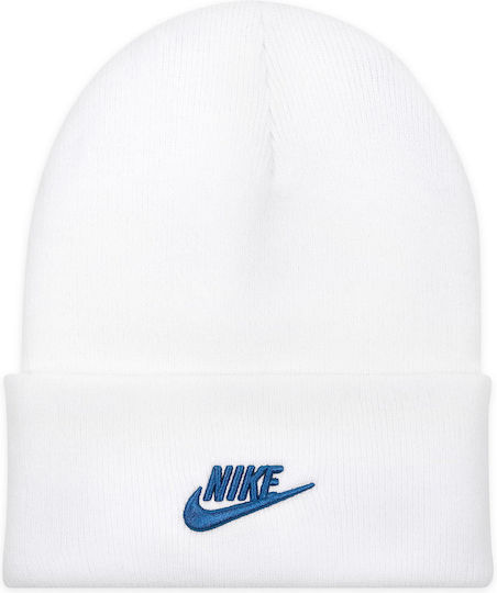 Peak Beanie Ανδρικός Σκούφος Πλεκτός σε Λευκό χρώμα