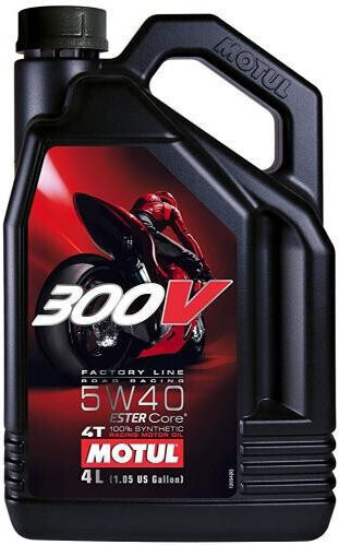 Motul 300v Motorradöl für Viertaktmotoren 5W-40 4Es
