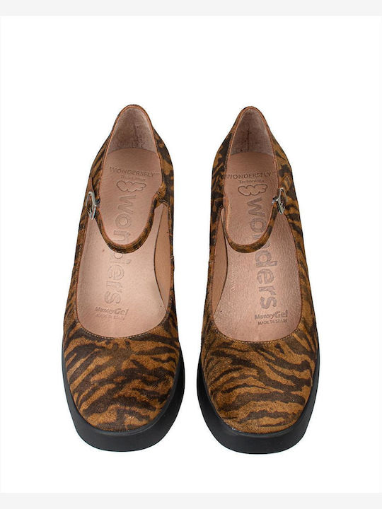 Pantofi cu toc Animal Print