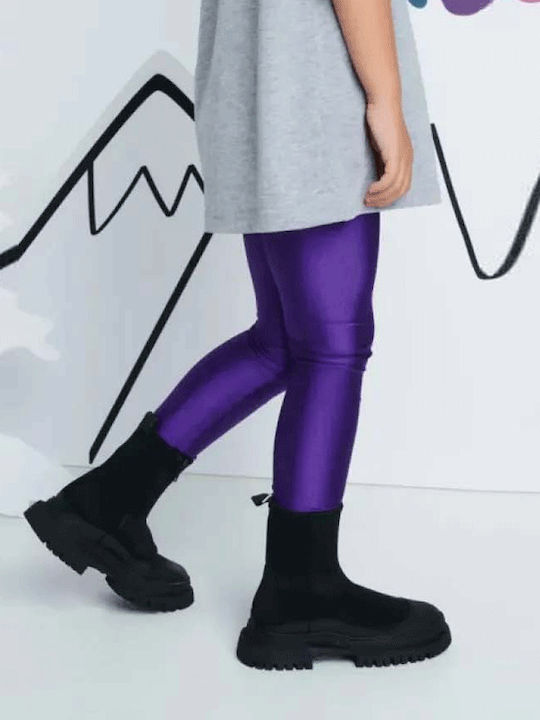 Colant Copii Lung Violet Jacqueline Shiny