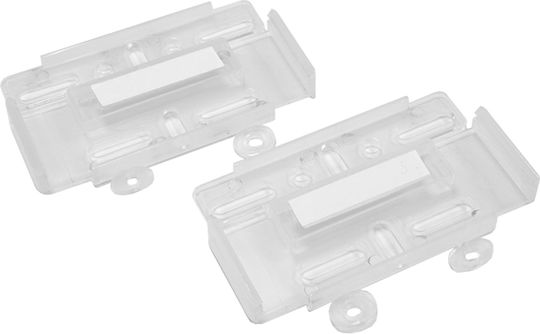 Mega Drive Kennzeichenhalterung ohne Rahmen Set 4 Stk. Vorne + Hinten Transparent
