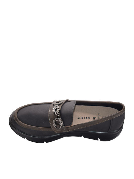 Women's Moccasins in Black Color
