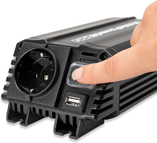 Invertor Heyner Premium M Pro 300-600w 12v Alimentare 230v Usb