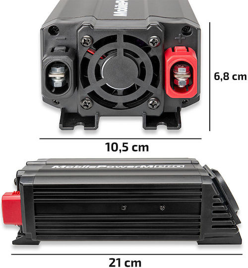 Invertor Heyner Premium M Pro 300-600w 12v Alimentare 230v Usb
