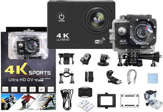 Justnote 10961 Action Camera HD (720p) with Screen Black