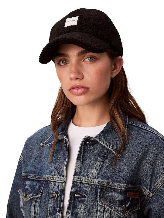Calvin Klein W 050-0044491 Boucle W Patch Cap Lv04f5026g-ub1 Black
