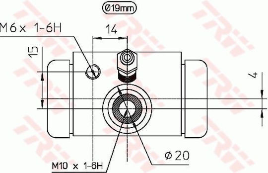 Trw Спирачен Цилиндър Bwd310