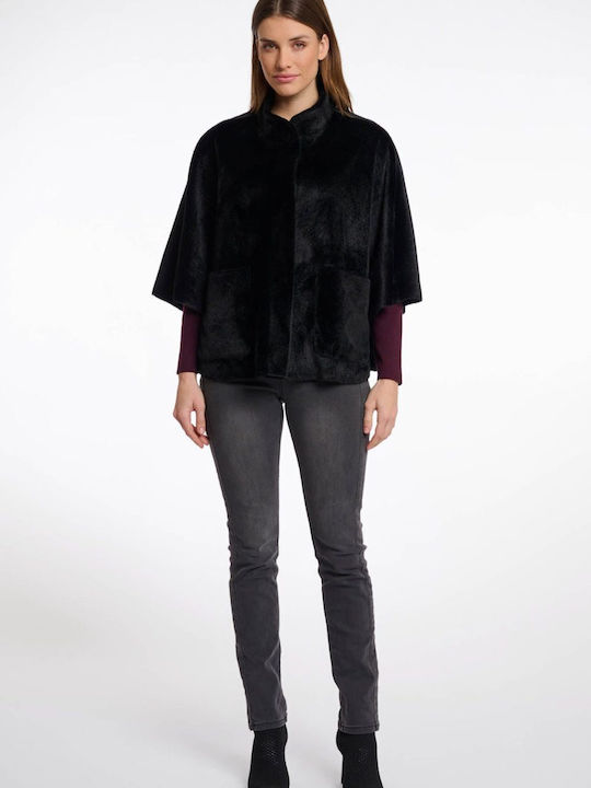 Women's Short Fur Black