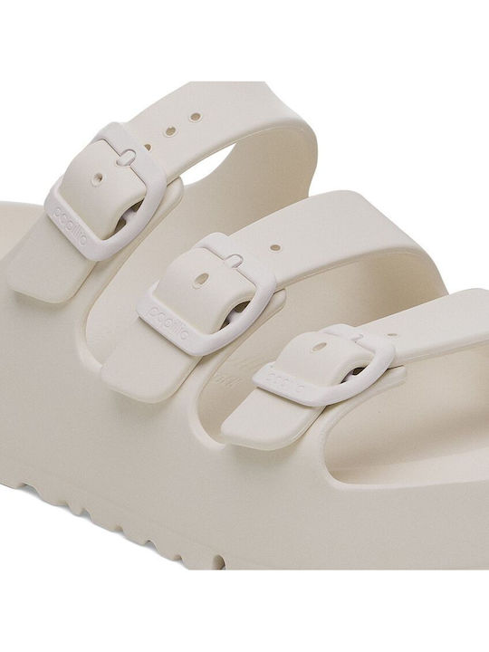 Birkenstock Florida Iii Flex Platform Eva Flip Flops In Sandal Style Beige