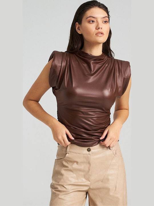 Zoya Blouse Brown