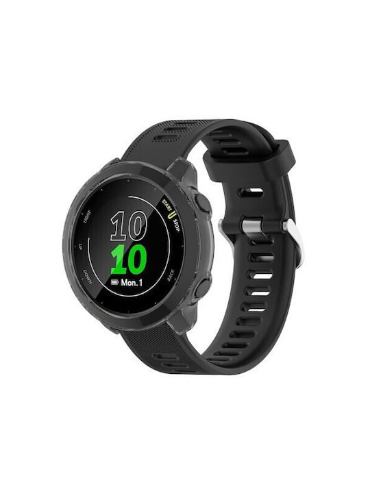 Garmin Forerunner 55 158 Carcasă de Silicon în culoarea Gri pentru Garmin Forerunner 158/ Garmin Forerunner 55
