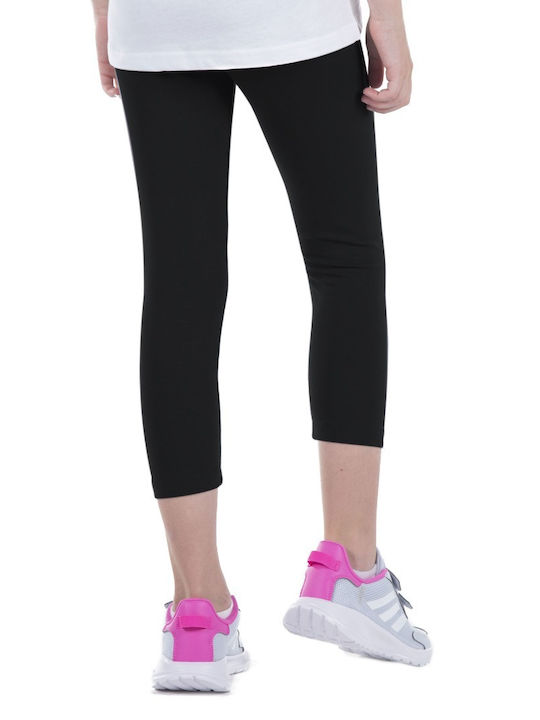 Kids Legging Sports Capri Black Leggings