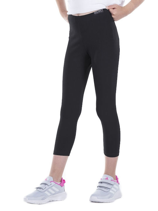 Kids Legging Sports Capri Black Leggings