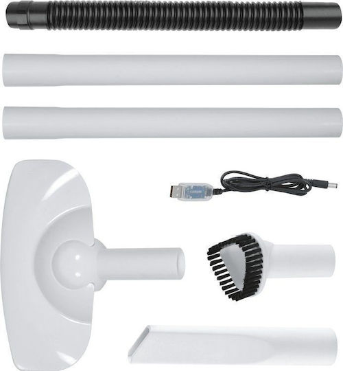 Sthor Cleaner Aspirator de mână pentru mașină Aspirare uscată cu Putere 100W Reîncărcabil 12V Alb