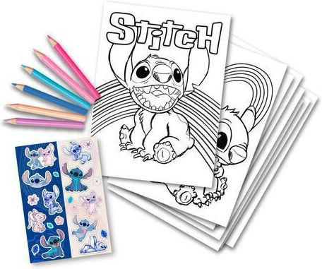 Disney Lilo Stitch Love Комплект За Оцветяване Стикери