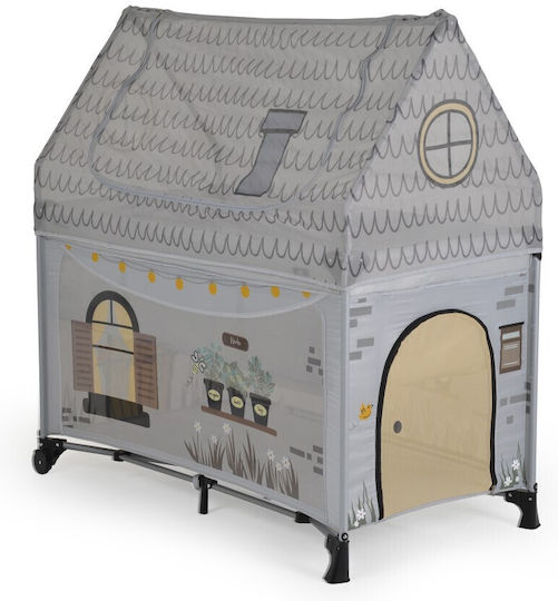 Cangaroo Playpen 2 Levels With Mattress Grey 63x124cm