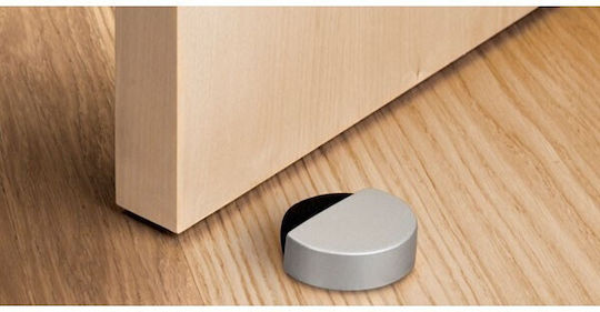 Door Stopper Adhesive Metallic Λευκό 1pcs