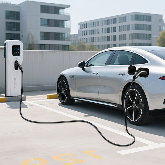 Vevor Electric Car Three-phase Charging Station Cable 7m Type 2 - Type 2 OBDDCCDXSTQ16PXN1001V8