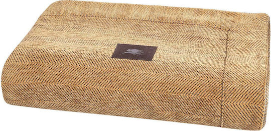 Das Home Essential 3949 Sofa Throw 2 Seater Chenille 180x250cm Ochre 206182503949