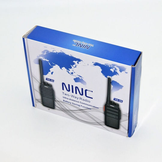 Ninc YK-22 Walkie Talkie 5W without Screen Black
