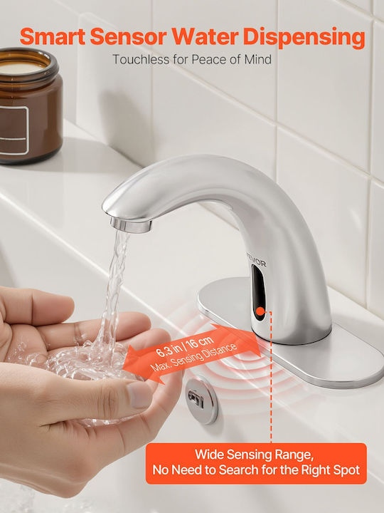 Vevor Mixing Sink Faucet Silver