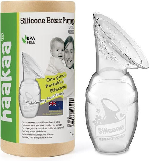 Haakaa Pompa de sân simplă manuală Transparent 100ml