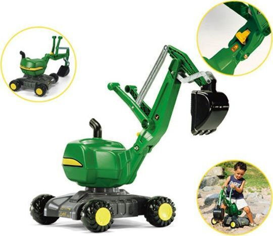 Rolly Toys Excavator Ride On για 36+ μηνών Πράσινο