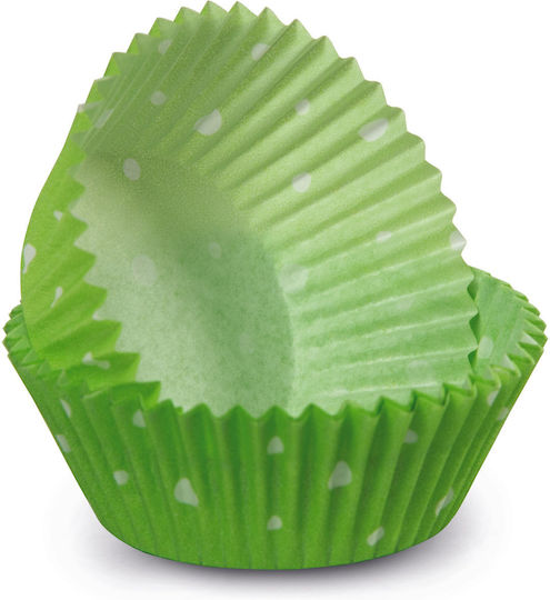 100 Pcs Colored Cupcake Paper Liners Easy Bake Ø 4.3 X 2.3 Cm