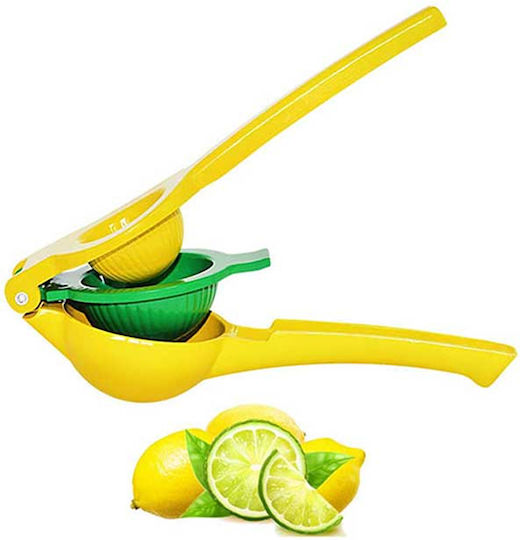 Dianomiki Metallic Lime Hand Press Yellow