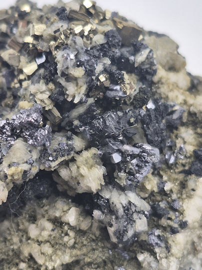 Raw Sample Of Galenite Pyrite Calcite – Natural Stones