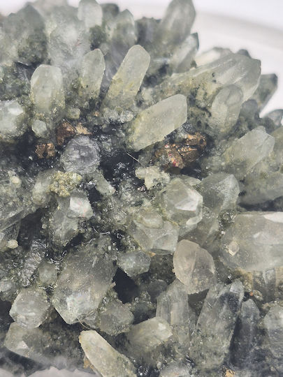 Raw Sample of Galenite Calcite Pyrite Quartz Chlorite Points – Natural Stones