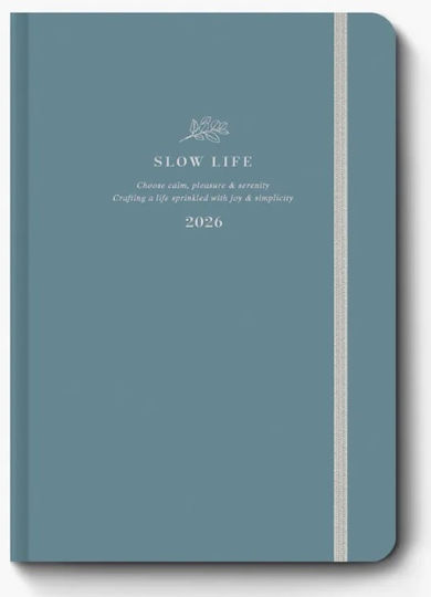 Adbook Daily Diary 14x21 Slow Life 22 Cadet Blue 2026
