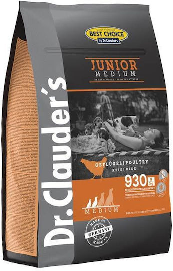 Dr.Clauder's 4kg Dry Food for Small & Medium Breed Puppies with Chicken and Poultry