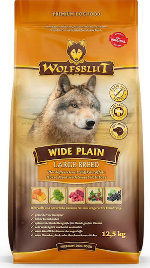 Wolfsblut Wide Plain Horse Adult 12,5 Kg Wb005 Pet Supplies