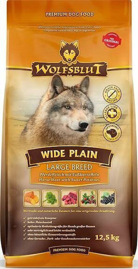Wolfsblut Wide Plain Horse Adult 12,5 Kg Wb005 Pet Supplies