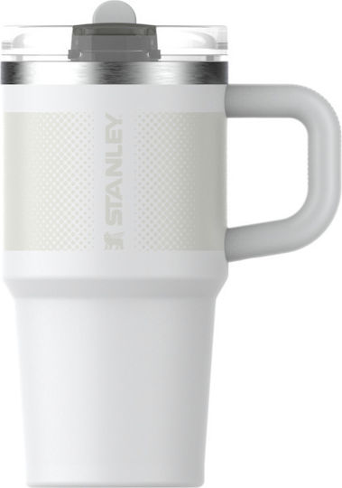 Stanley Quencher ProTour Handled Tumbler Thermos Bottle Stainless Steel 591ml Frost Fade With Straw And Handle
