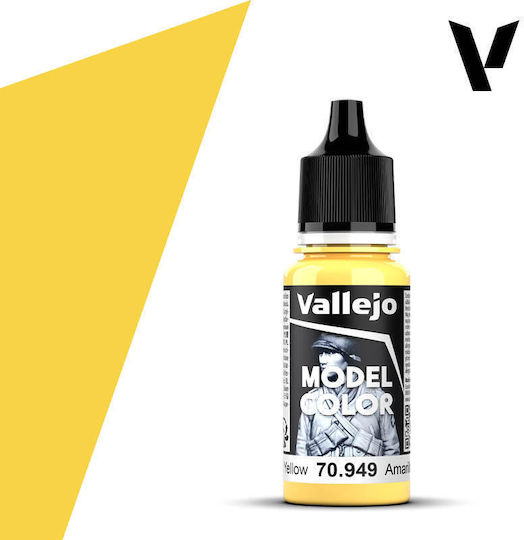 Acrylicos Vallejo Model Боя за Моделизъм Light Yellow 17мл