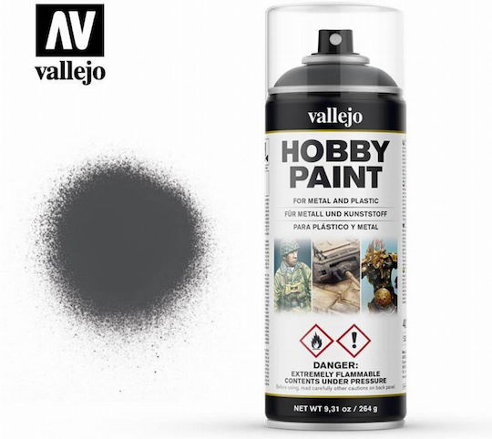 Acrylicos Vallejo Hobby Paint Χρώμα Μοντελισμού σε Spray Panzer Grey 264g 400ml