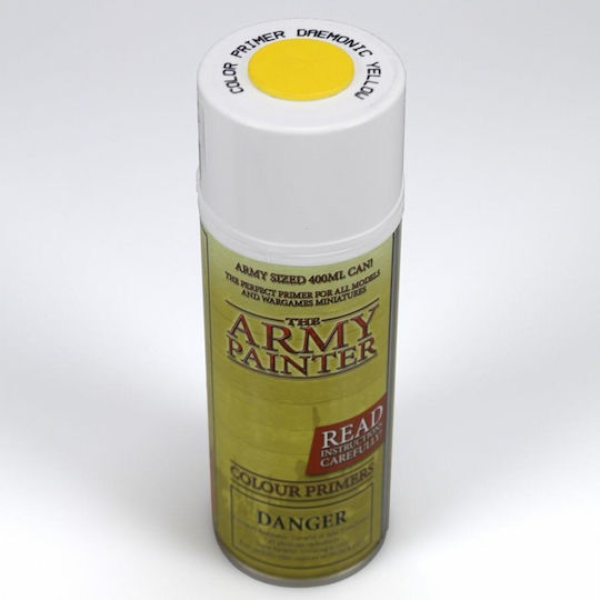 The Army Painter Colour Primer Χρώμα Μοντελισμού σε Spray Daemonic Yellow 400ml