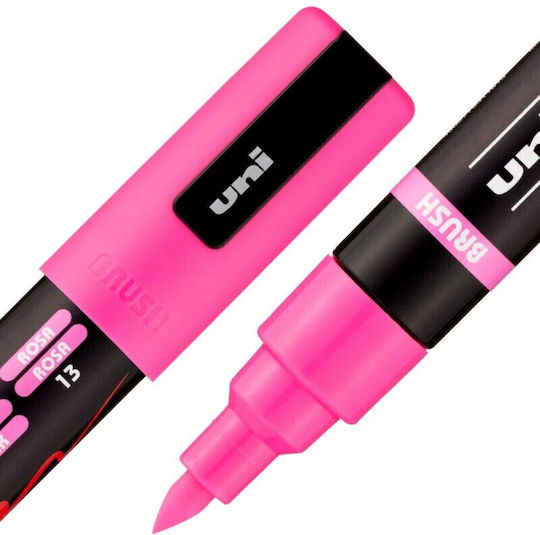 Markeri De Proiectare Uni Posca Pc-5br Culori De Bază Grosime Medie Vârf 1-4mm 8 Bucăți Pc-5br 8p
