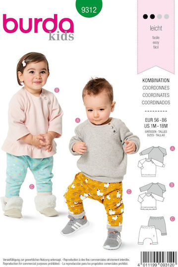 BurdaStyle Πατρον Χαρτί Ραπτικής