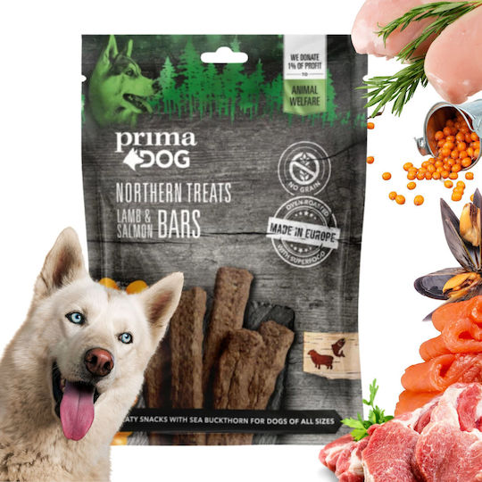 Prima Dog Stick Treats Dog with Lamb and Salmon 80gr 7P10090