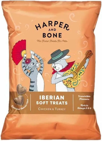 Harper and Bone Dog Treat with Chicken, Pork, Ham, Meat, Rice and Liver 90gr