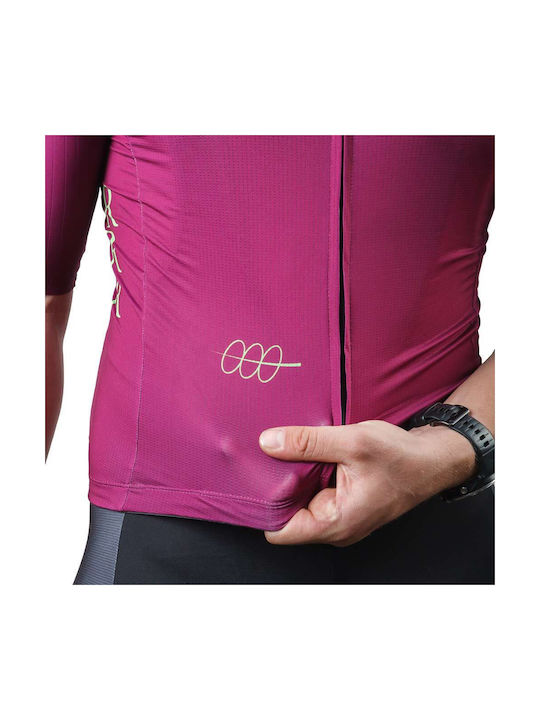 Demaraz Κοντομάνικη Μπλούζα Road Bike Μωβ