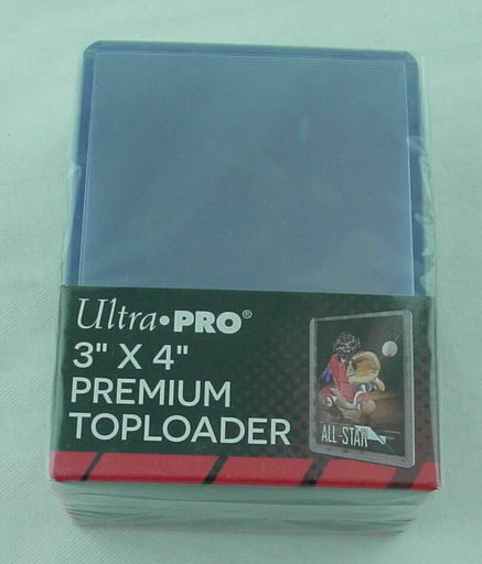 Ultra Pro Premium s 3"x4" Toploader Standard Size 25pcs Transparent