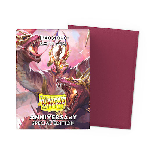 Dragon Shield Standard Matte Dual Pokemon Card Sleeves Standard Size 100pcs Red